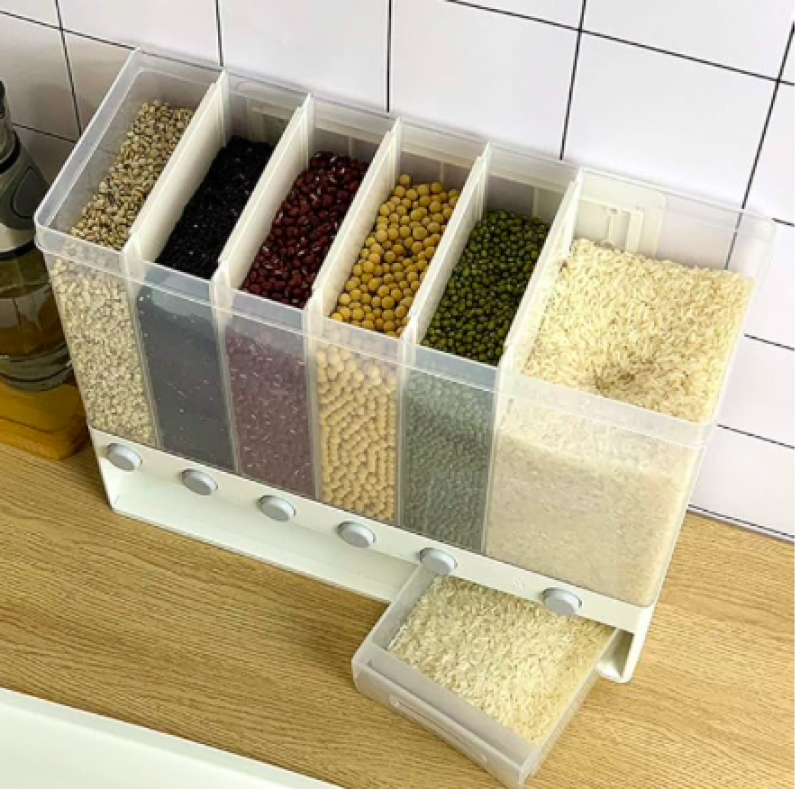 Comprar Dispensador De Granos De Cocina en Electroshopy - Ángulo 3